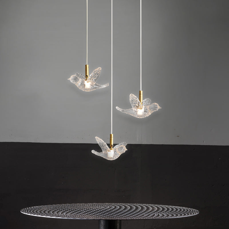 Creative bird chandelier