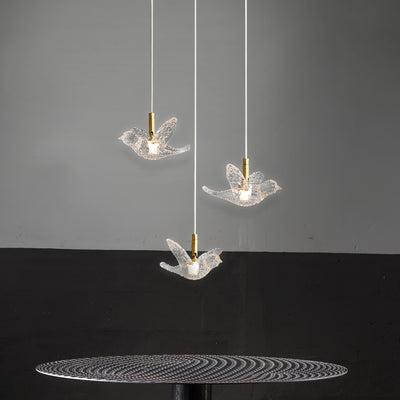 Creative bird chandelier