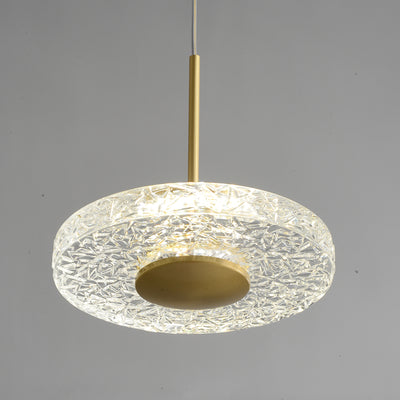 Creative disc chandelier