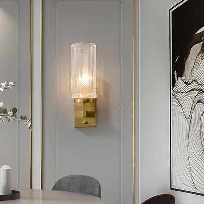 Transparent Glass Wall Sconce