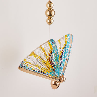 Colorful butterfly Wall Sconce