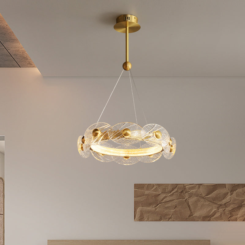 Creative petal ring chandelier
