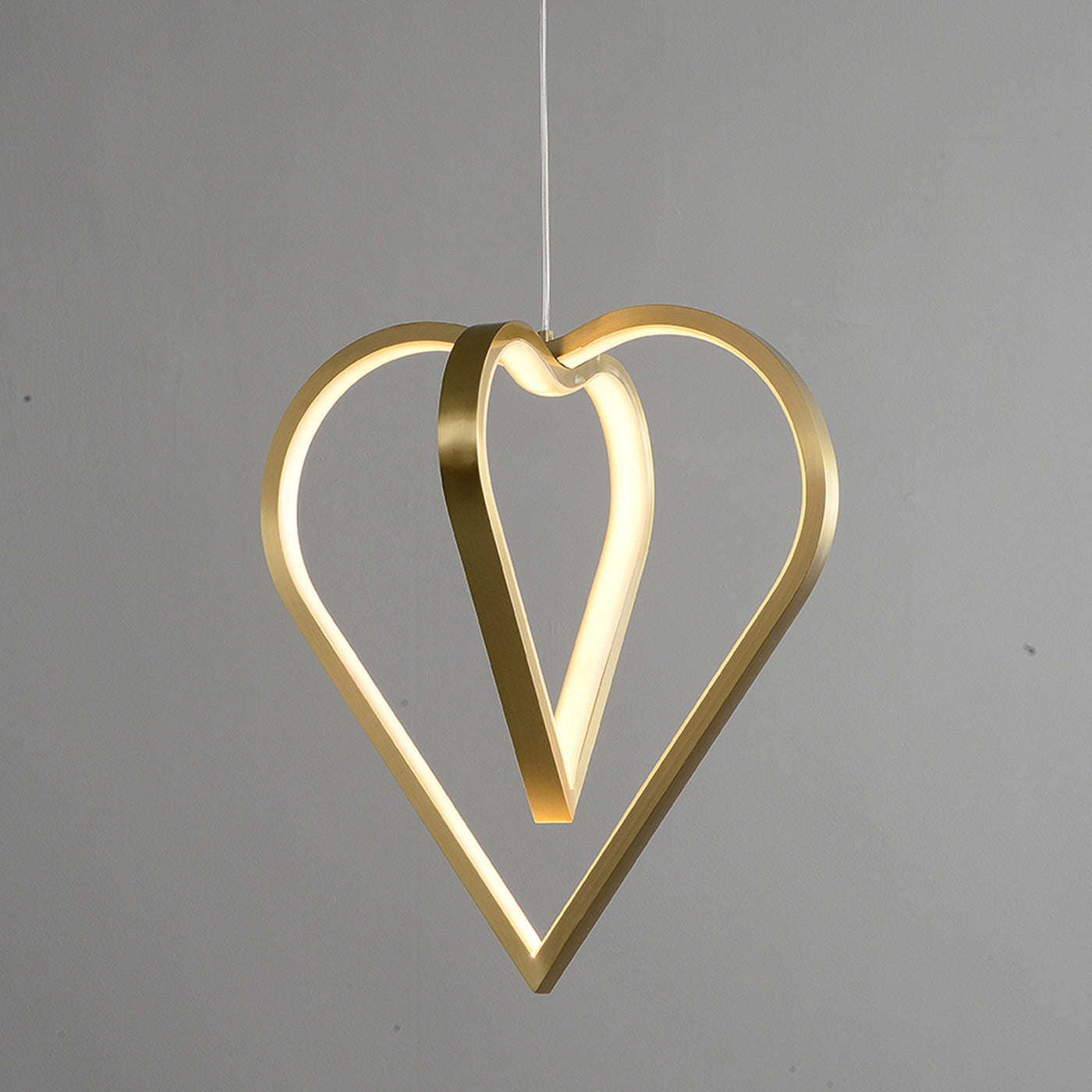 Creative heart chandelier