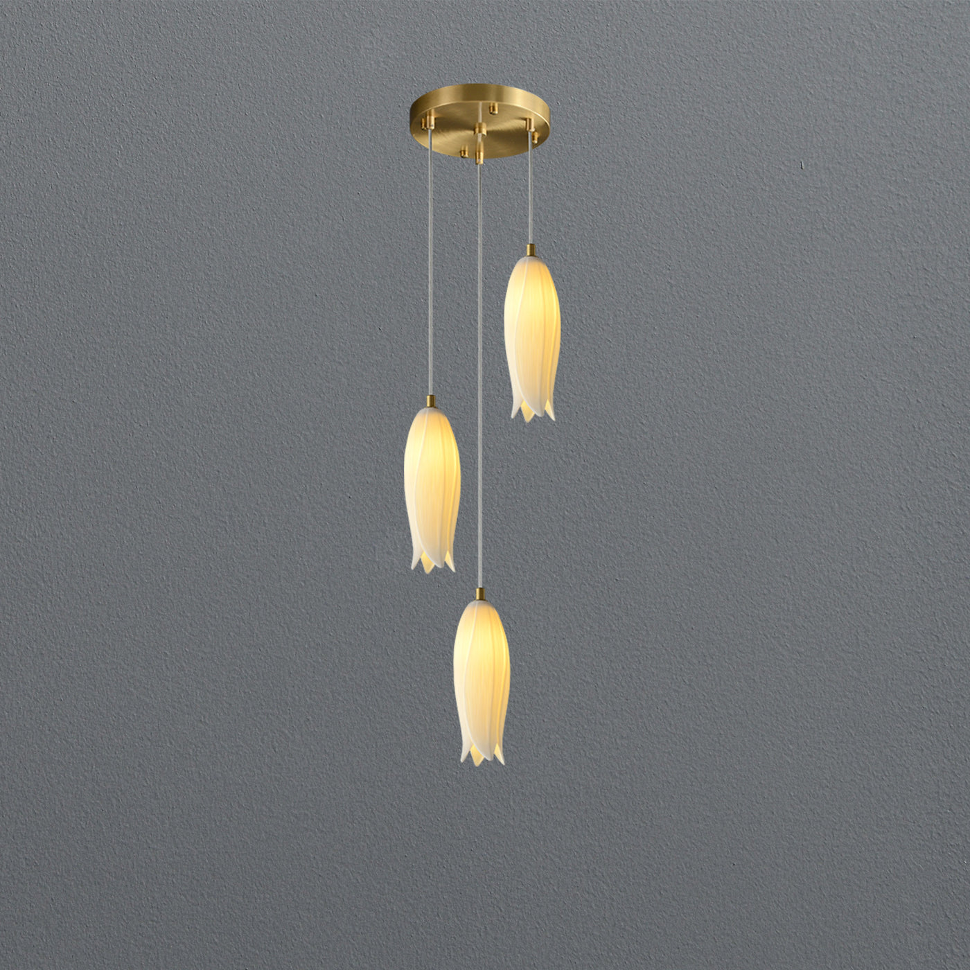 White Bud Modern Chandelier