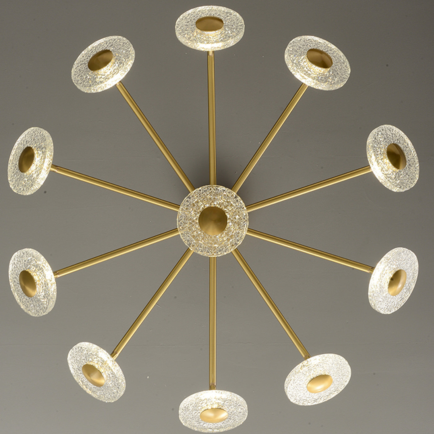 Creative disc chandelier