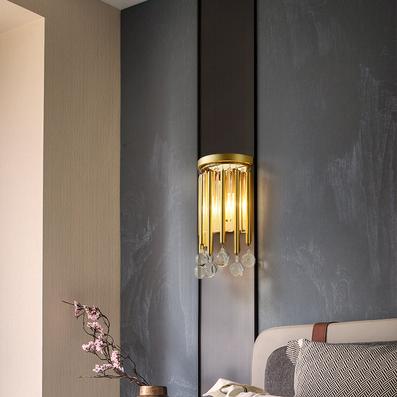 Gold tassel Wall Sconce