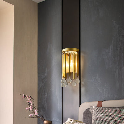 Gold tassel Wall Sconce