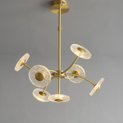 Creative disc chandelier