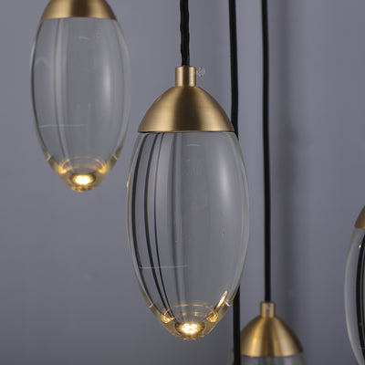 Water droplets chandelier