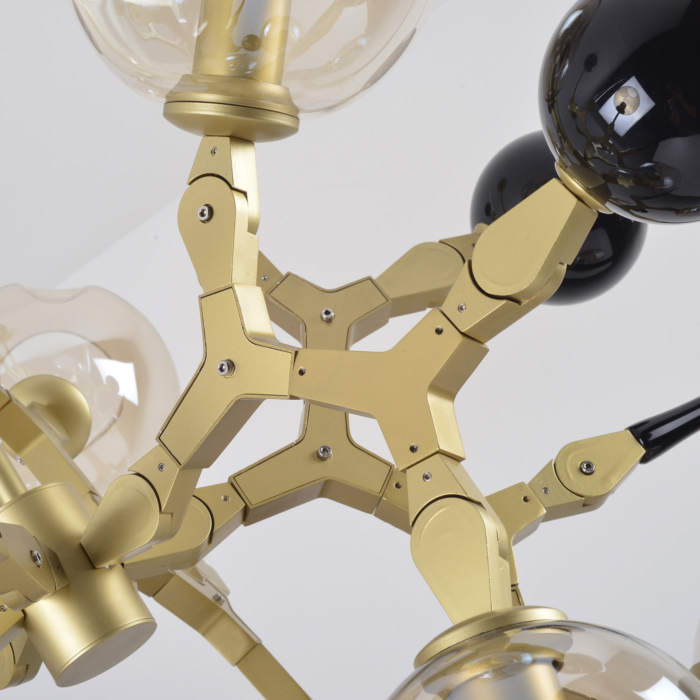Brass Creative Firework Ball Chandelier