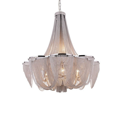 Aluminum Chain Chandelier