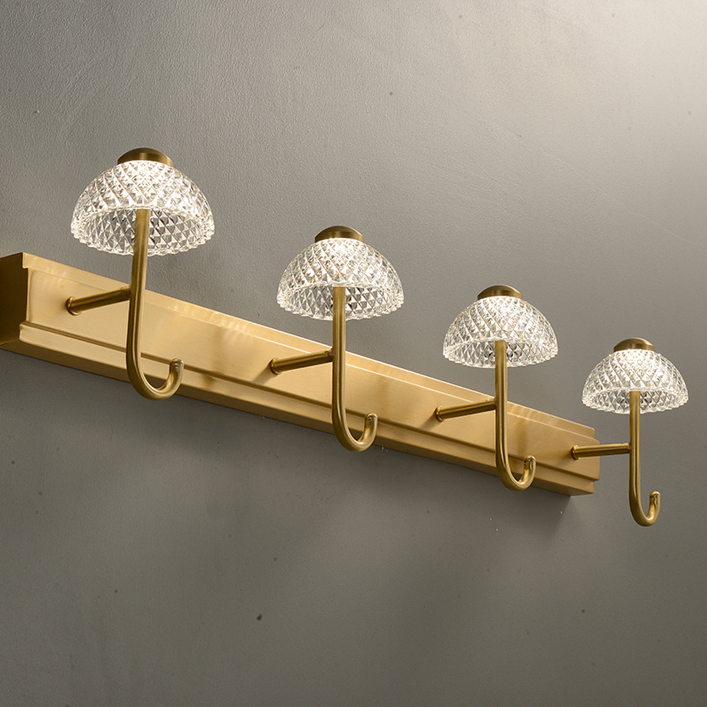 Creative mushroom mirror headlights