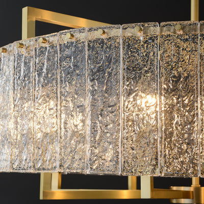 Blown Glass Round Chandelier