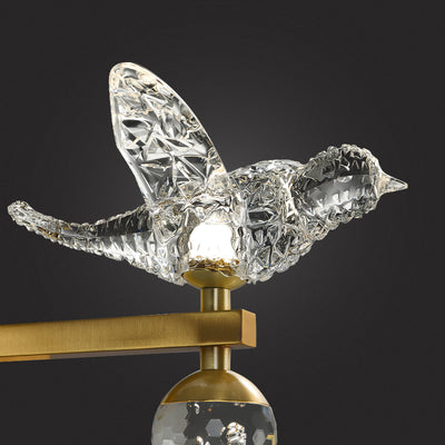 Multi birds chandelier