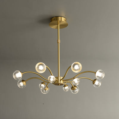 Multi ball chandelier