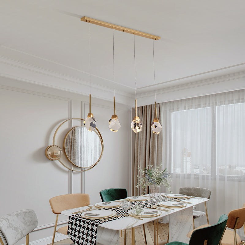 Rectangle Crystal Diamond Chandelier