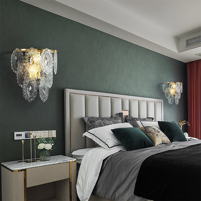 Modern Clear Glass Wall Sconce