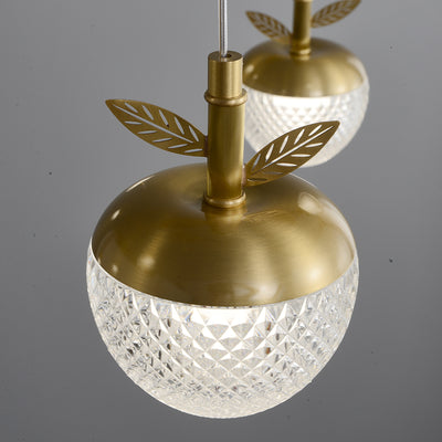 Modern creative apple chandelier