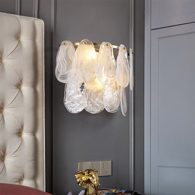 White Amber Wall Sconce