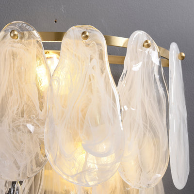 White Amber Wall Sconce