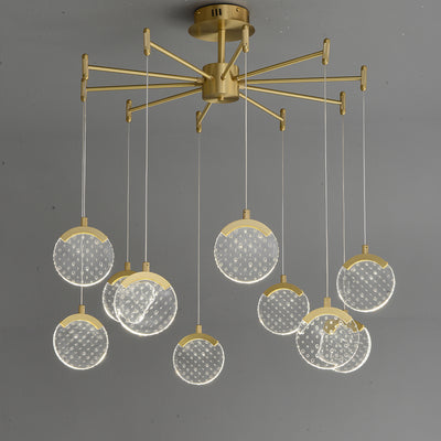 Fashion Modern Brass chandelier