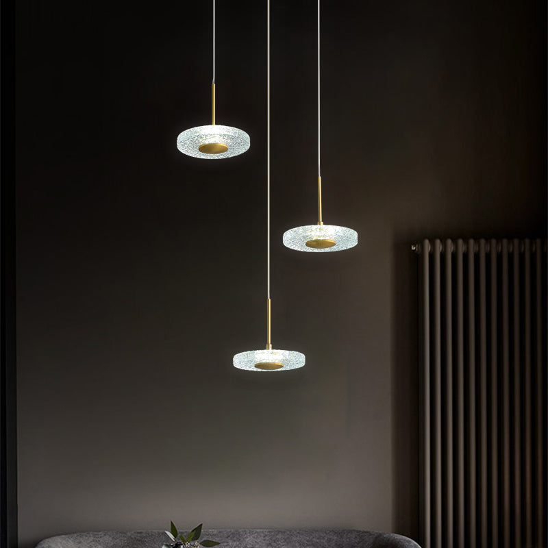 Creative disc chandelier