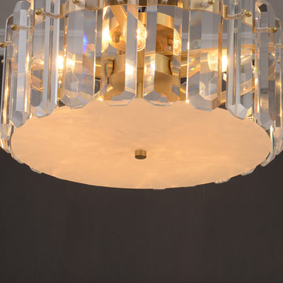 Contemporary Round Crystal Chandelier