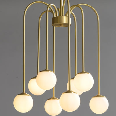 8-Lights Ball Chandelier