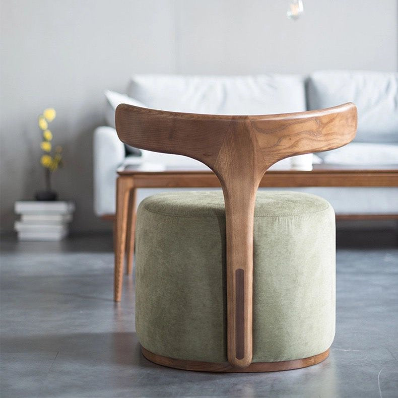 Fabric backrest leisure chair