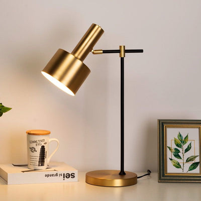 All Copper Linear Desk Lamp