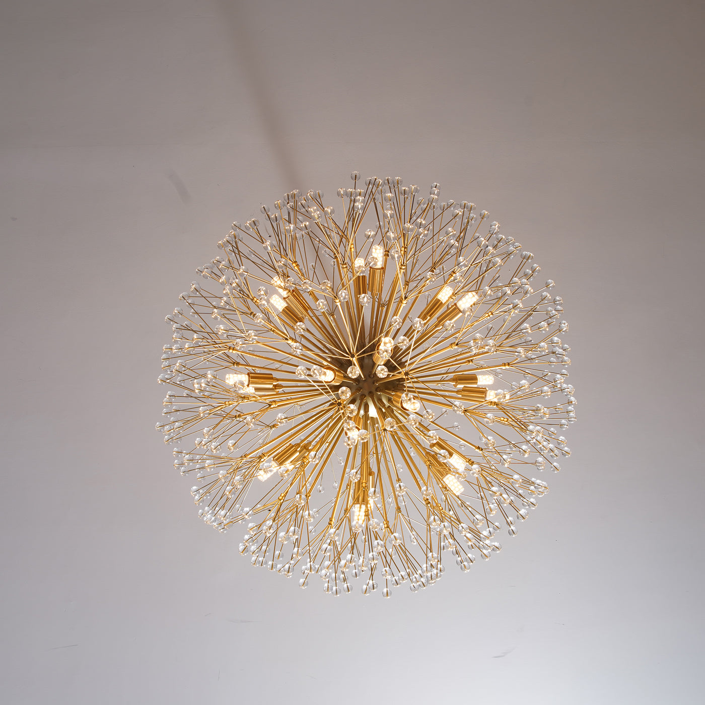 Fashion Modern Gypsophila Full Copper Chandelier