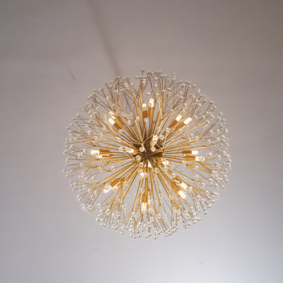 Fashion Modern Gypsophila Full Copper Chandelier