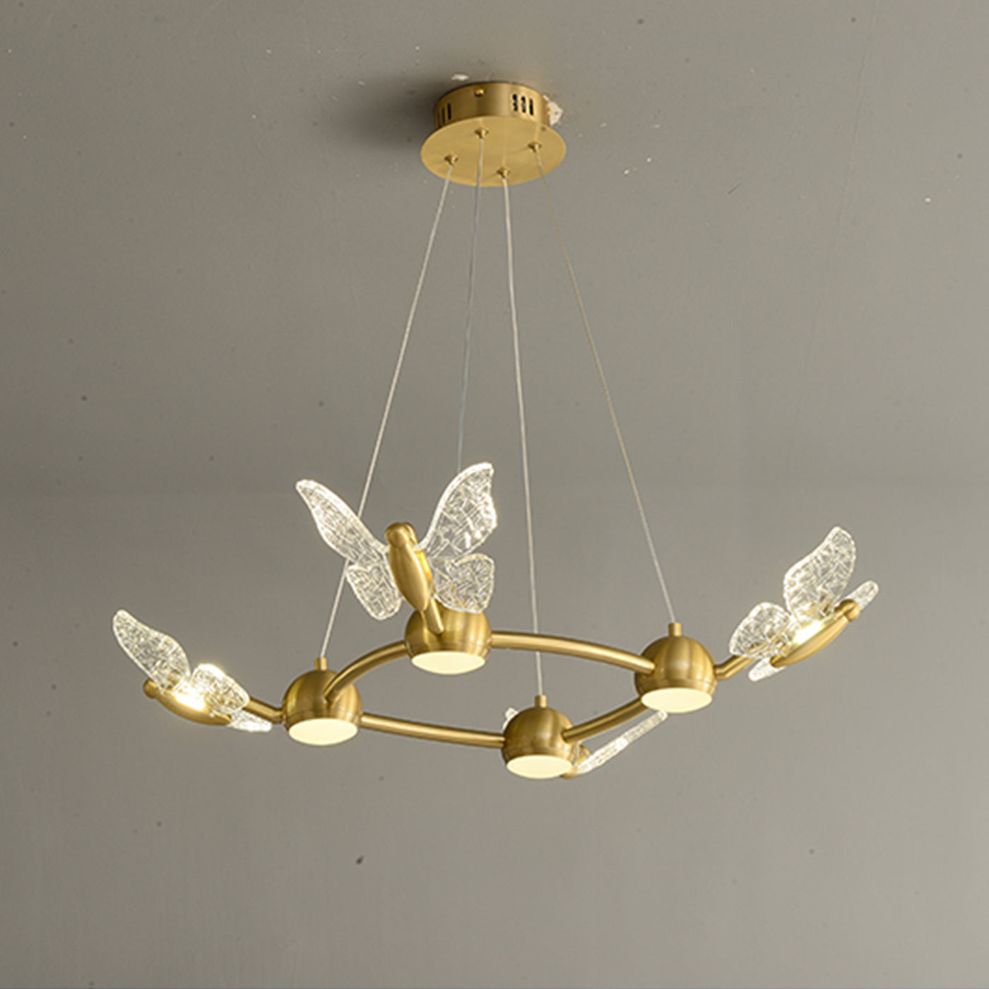 Modern Multi butterfly chandelier