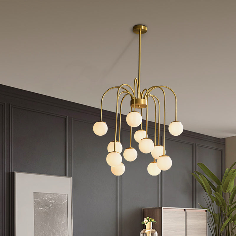8-Lights Ball Chandelier