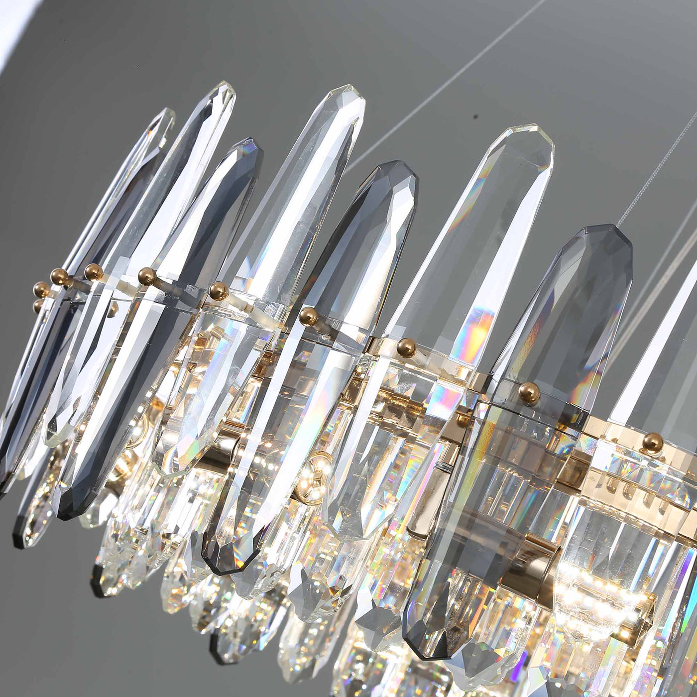 Handmade Glass Round Chandelier