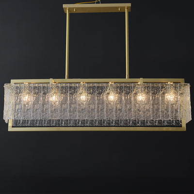 Grass Rectangle Turntable Chandelier