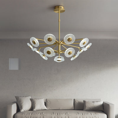 Creative disc chandelier