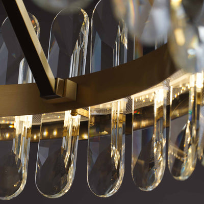 Creative crystal ring chandelier