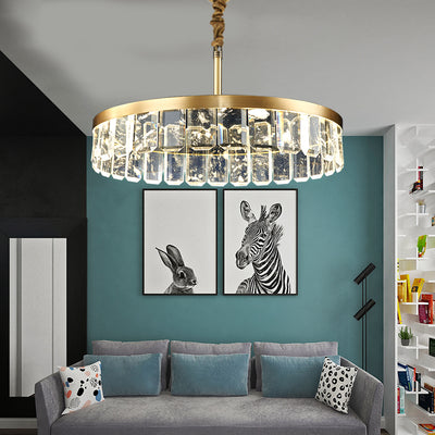 Nordic postmodern crystal chandelier