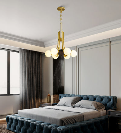6-Lights Ball Chandelier