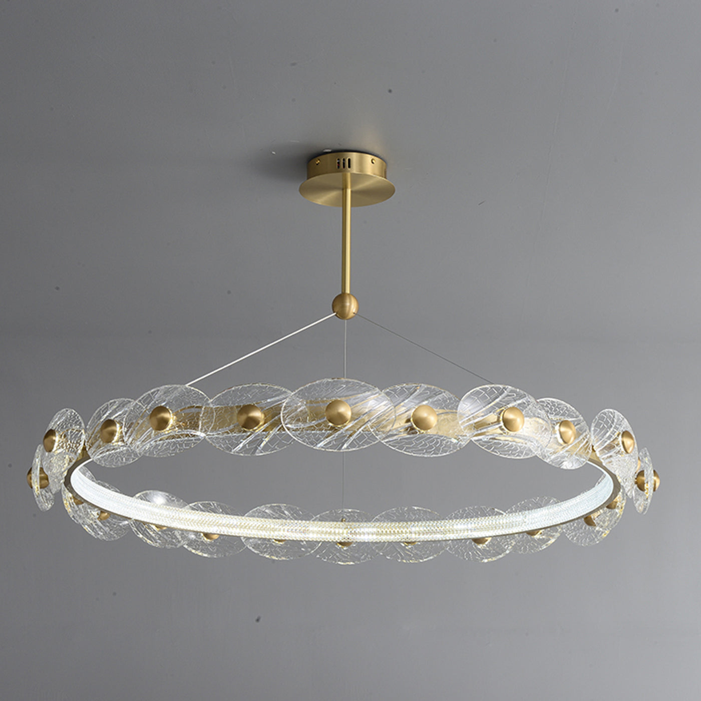 Creative petal ring chandelier