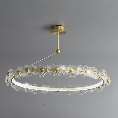 Creative petal ring chandelier