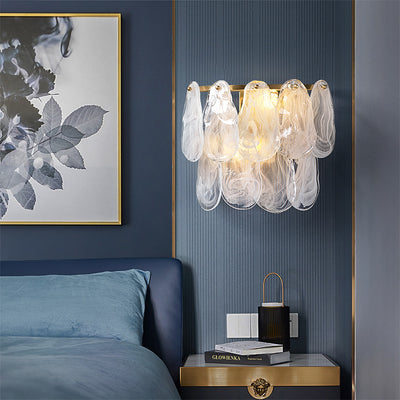 White Amber Wall Sconce