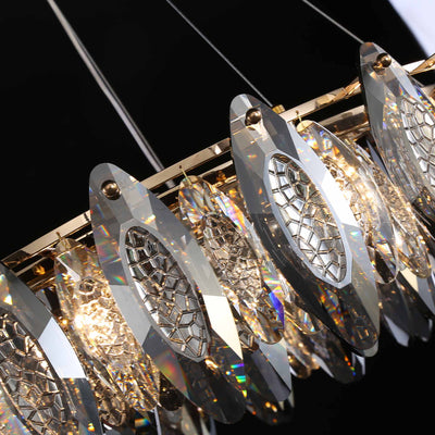 Classic Golden Round Stainless Steel Chandelier Length
