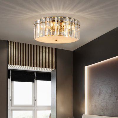 Contemporary Round Crystal Chandelier