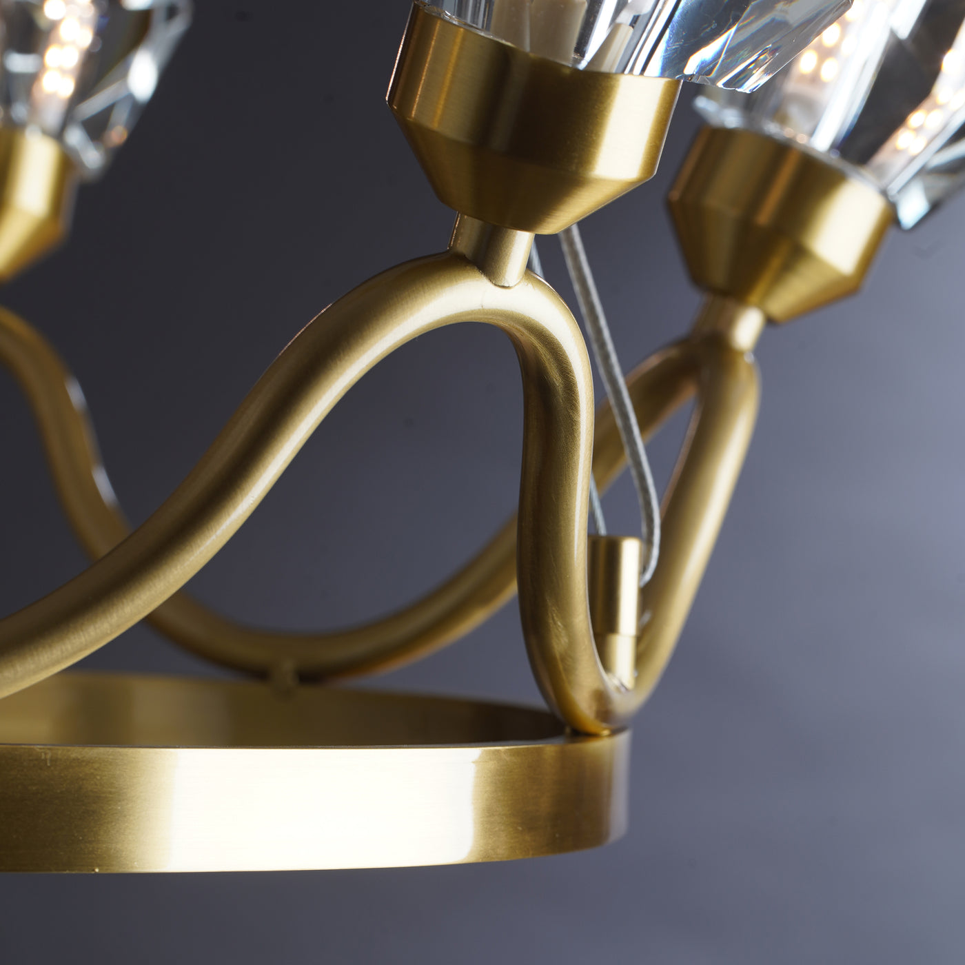 Creative diamond Mordern style Round crystal chandelier