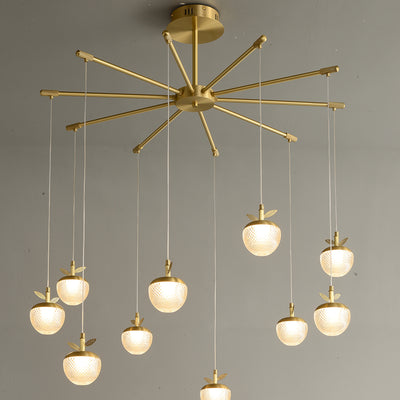 Modern creative apple chandelier