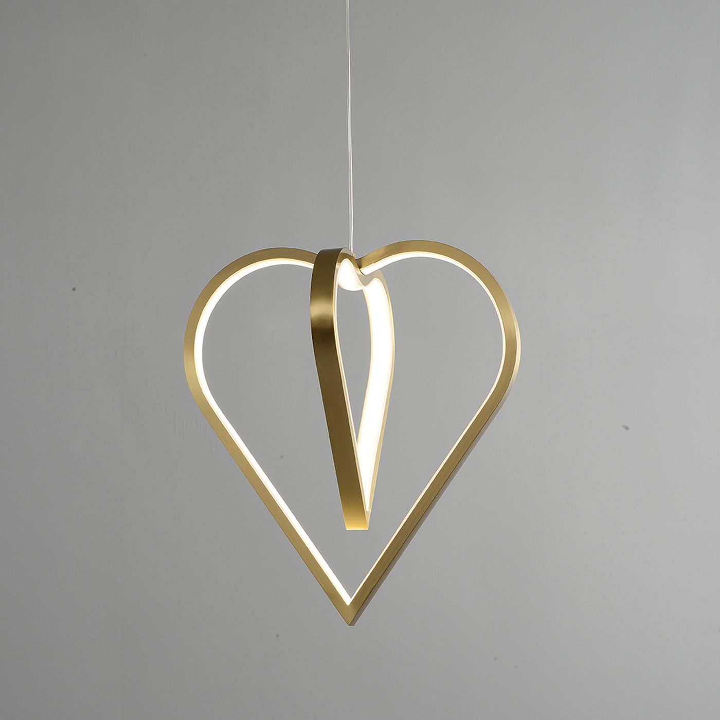 Creative heart chandelier