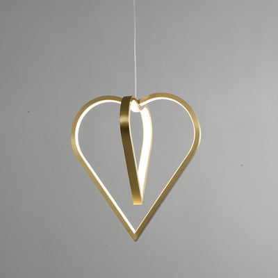 Creative heart chandelier