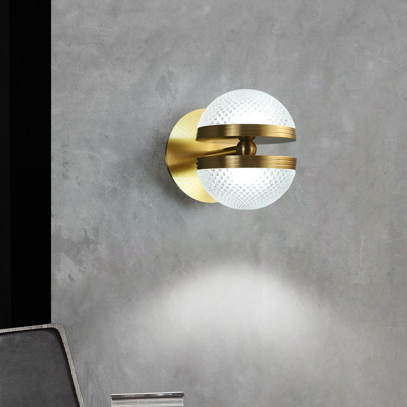 Creative all copper wall sconce